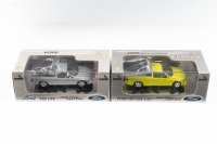 FORD: Two Classic Carlectables 1:43 scale models of the 2002 XR8 Ute in Liquid Silver and a 2003 BA XR8 Ute in Citric Acid, both boxed