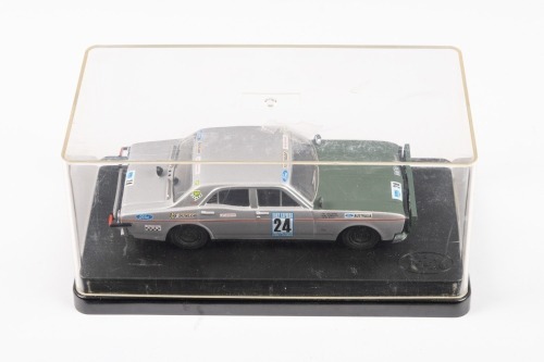 FORD: A 1:43 scale model by Trax of the Ford XT Falcon GT driven in the 1968 London to Sydney Marathon, complete with original display case