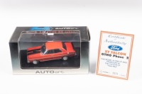 FORD: A 1:43 scale model by Autoart of the Ford XY Falcon GTHO Phase 3 in Track Red, limited edition 1979/5000, complete certificate of authenticity and original packaging.