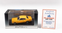 HOLDEN: A 1:43 scale model by Autoart of the Holden HG Monaro GTS 350 in Indy Orange, complete with original packaging