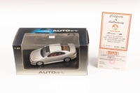 HOLDEN: A 1:43 scale model by Autoart of the Holden Monaro CV8 in Quick Silver, limited edition 0920/3000 complete with certificate of authenticity and original packaging