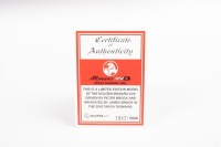 HOLDEN: A 1:43 scale model by Autoart of the Holden Monaro CV8 driven by Peter Brock and navigated by James Brock in the 2002 Targa Tasmania, limited edition 1987/5000 complete with certificate of authenticity and original packaging - 2