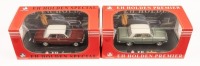 HOLDEN: Two OZ Legends 1:32 scale models, Holden EH Special and EH Premier, both boxed