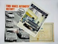 FORD: A pair of Sales Brochures including the Falcon plus a publication detailing the Ford plant at Homebush [Location: Sydney]
