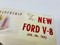FORD: A group of three Sales Brochures for the V8 [Location: Sydney] - 10