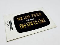 FORD: A group of four Sales Brochures for the 1937, 1938 and 1939 V8 models [Location: Sydney] - 10