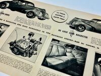 FORD: A group of four Sales Brochures for the 1937, 1938 and 1939 V8 models [Location: Sydney] - 12