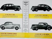 FORD: A group of four Sales Brochures for the 1937, 1938 and 1939 V8 models [Location: Sydney] - 15