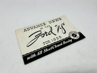 FORD: A group of three Sales Brochures for the 1934 and 1935 V8 models [Location: Sydney] - 9