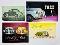 FORD: A group of four Sales Brochures for the V8 [Location: Sydney]