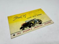 FORD: A group of four Sales Brochures for the V8 [Location: Sydney] - 12