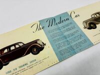 FORD: A group of four Sales Brochures for the V8 [Location: Sydney] - 13