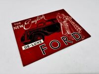 FORD: A group of three Sales Brochures for the De-Luxe [Location: Sydney] - 2