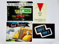 FORD: A group of four Sales Brochures for the Eight and Ten models [Location: Sydney]