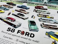 FORD: A pair of Sales Brochures for the 1953 Customline and 1958 Fairlane [Location: Sydney] - 4