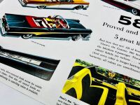 FORD: A pair of Sales Brochures for the 1953 Customline and 1958 Fairlane [Location: Sydney] - 5