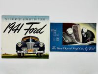 FORD: A pair of Sales Brochures featuring models from the 1930s and 1940s [Location: Sydney]