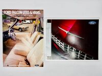 FORD: A pair of Sales Brochures featuring Falcon Utes and Vans and the eleventh generation Thunderbird [Location: Sydney]