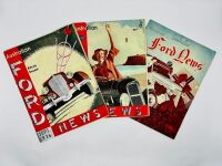 FORD: A group of three issues of Australian Ford News from 1936 [Location: Sydney]
