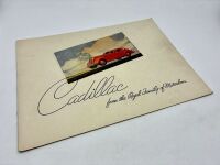 CADILLAC: A Sales Brochure for the 1936 Series 60 [Location: Sydney] - 2