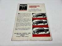 WILLYS: A pair of Sales Brochures featuring various models, in addition to a Service Book for 1952, 1953 and 1954 models [Location: Sydney] - 4