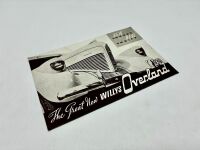 WILLYS: A group of three Sales Brochures for various models [Location: Sydney] - 8