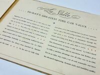LASALLE: A pair of Sales Brochures featuring LaSalle sedans [Location: Sydney] - 5