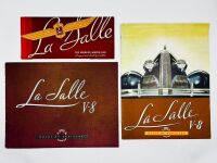 LASALLE: A group of three Sales Brochures for V8 models [Location: Sydney]