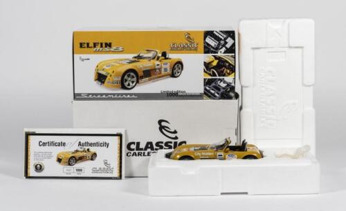 ELFIN: A 1:18 scale Classic Carlectables Elfin ms8 Streamliner. L.E 0412/1000