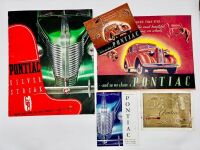 PONTIAC: A quantity of five Sales Brochures featuring various six and eight-cylinder models [Location: Sydney]