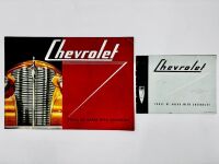 CHEVROLET: A pair of Sales Brochures featuring Standard and Master Deluxe models [Location: Sydney]
