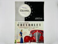 CHEVROLET: A pair of two Sales Brochures featuring Standard and Master Deluxe models [Location: Sydney]
