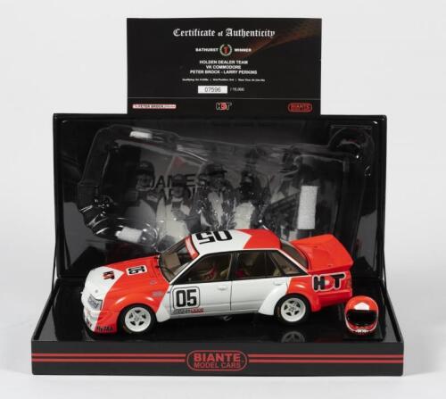HOLDEN: A 1:18 scale Biante Holden Dealer Team VK Commodore as driven to victory in the 1984 Hardie-Ferodo 1000. L.E 07596/15,000