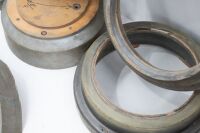 A collection of 'wobbly' wheel molds made by Denis for Brabham cars and believed suitable for Lotus or Lola - 3