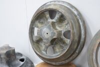 A collection of 'wobbly' wheel molds made by Denis for Brabham cars and believed suitable for Lotus or Lola - 4