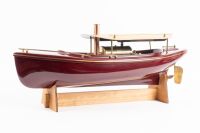 A c1990s Steamco 'Linda Marie' steam engine powered launch boat [Location: Melbourne]