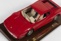 FERRARI: A 1:18 scale Bburago 1984 Ferrari Testarossa on wooden plinth - 2