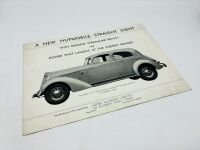HUPMOBILE: A pair of Sales Brochures featuring the 521, 618 and 621 models [Location: Sydney] - 6