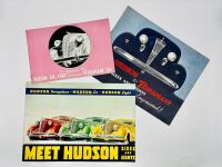 HUDSON: A group of three Sales Brochures featuring Terraplane, Six and Eight models [Location: Sydney]