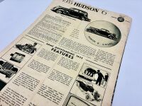 HUDSON: A Sales Brochure for the 1935 Terraplane, a lubrication chart for Terraplane and Hudson 6 models, in addition to a pair of price lists for Terraplane and Eight models [Location: Sydney] - 3