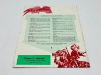 GRAHAM: A group of three Sales Brochures featuring various models including Series 80, 90, 110 and Crusader [Location: Sydney] - 10