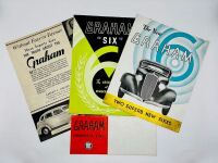 GRAHAM: A group of four Sales Brochures featuring the Six model range [Location: Sydney]