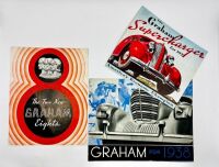 GRAHAM: A group of three Sales Brochures featuring 1937 and 1938 models [Location: Sydney]