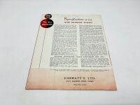 GRAHAM: A group of three Sales Brochures featuring 1937 and 1938 models [Location: Sydney] - 5