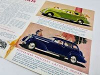 STUDEBAKER: A group of four Sales Brochures featuring 1935 and 1936 models [Location: Sydney] - 3