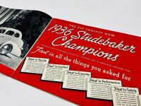 STUDEBAKER: A group of three Sales Brochures featuring 1936 models [Location: Sydney] - 3