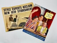 STUDEBAKER: A pair of Sales Brochures featuring the Champion and 1939 model range [Location: Sydney]