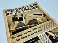STUDEBAKER: A pair of Sales Brochures featuring the Champion and 1939 model range [Location: Sydney] - 7