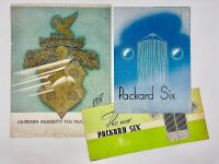 PACKARD: A group of three Sales Brochures featuring the 1937 Six [Location: Sydney]
