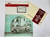 PACKARD: A group of three Sales Brochures featuring the Packard One-Twenty [Location: Sydney]